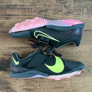 Nike Zoom Long Jump Elite ‘Black Pink Volt’ (size mens 8.5/wmns 10)
